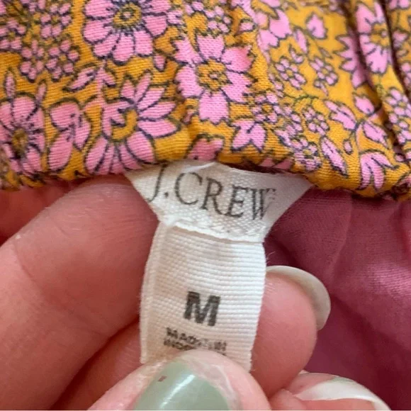 J. crew floral cotton mini skirt - Picture 3 of 6